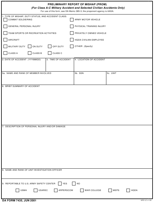 Download da form 7435