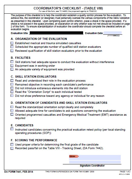 Download da form 7441