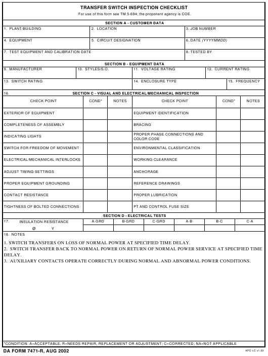 Download da form 7471-R