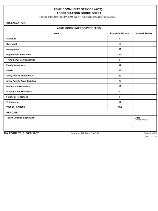 Download da form 7513