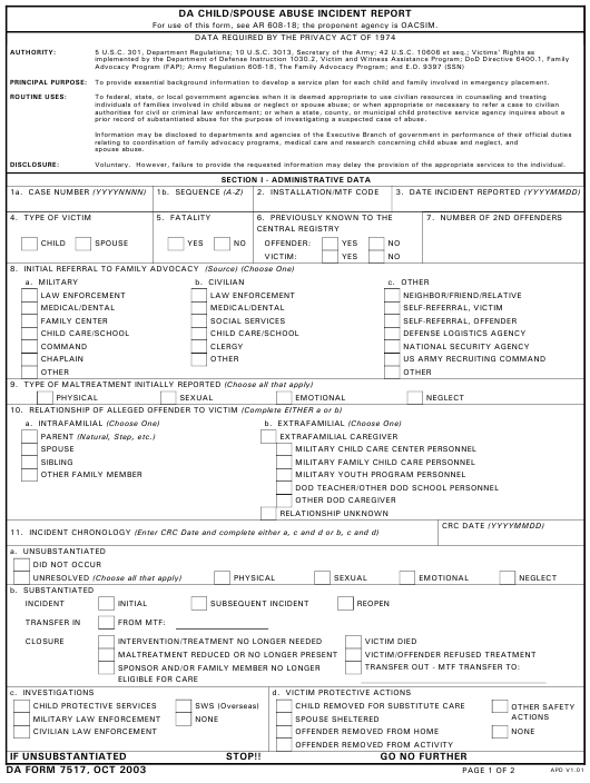 Download da form 7517