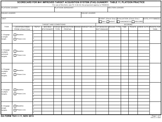 Download da form 7541-1-11