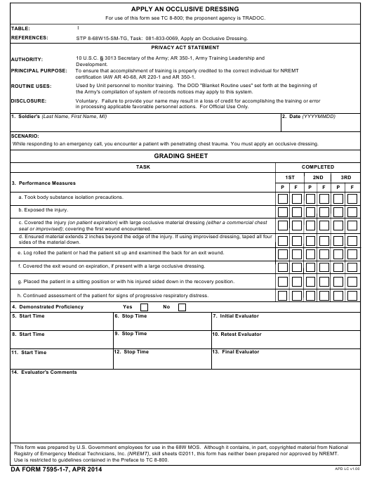 Download da form 7595-1-7