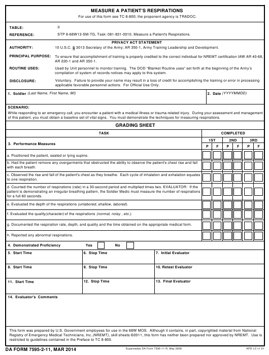 Download da form 7595-2-11