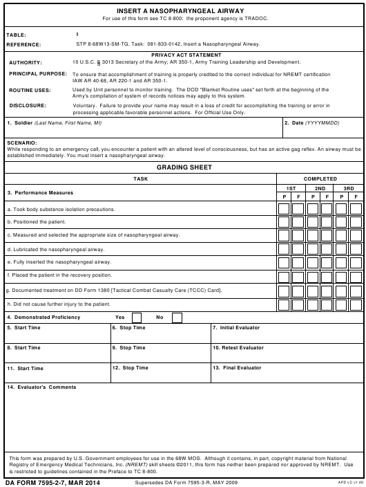 Download da form 7595-2-7