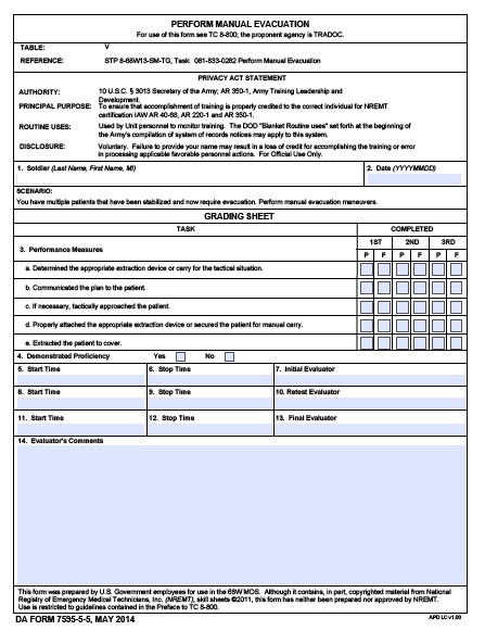 Download da form 7595-5-5