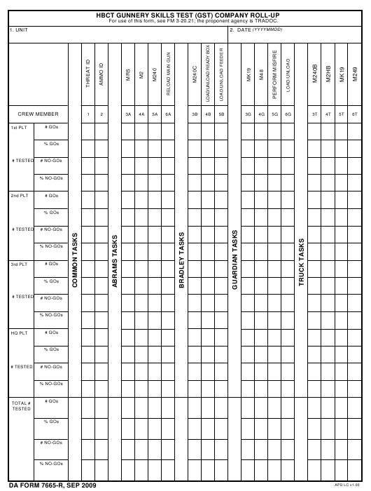 Download da form 7665-R