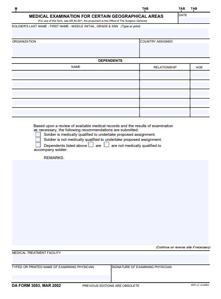 Download da form 3083