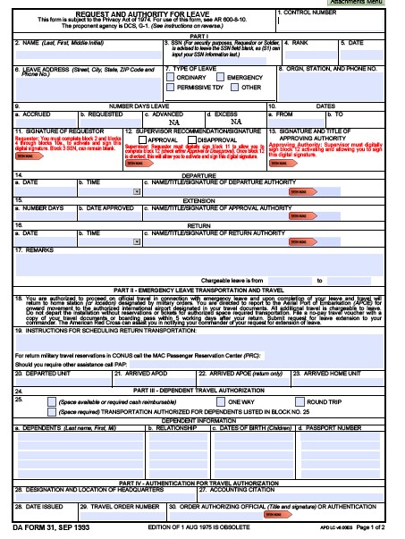 Download da form 31