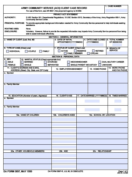 Download da form 5897