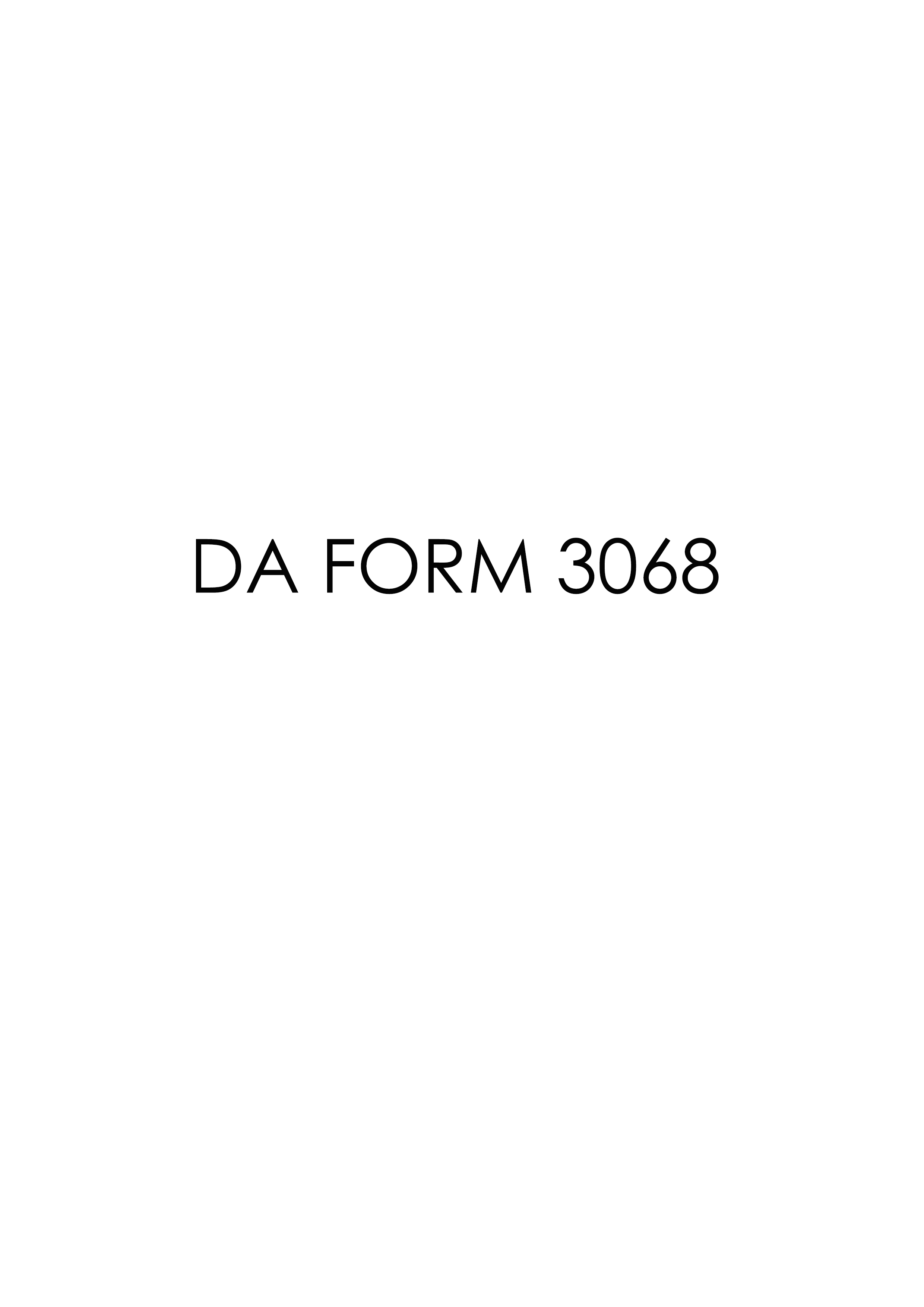 Download da form 3068