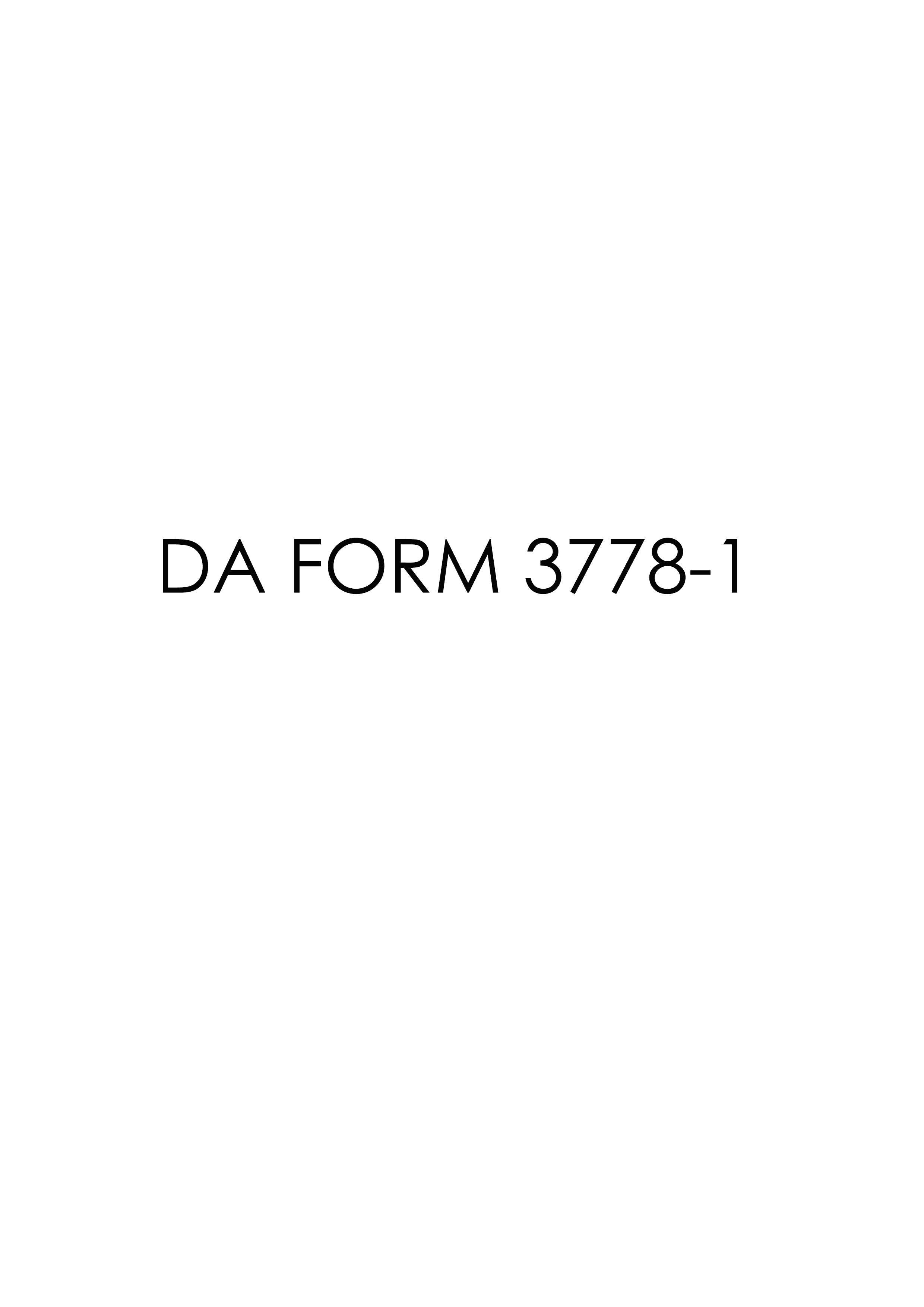 Download da form 3778-1