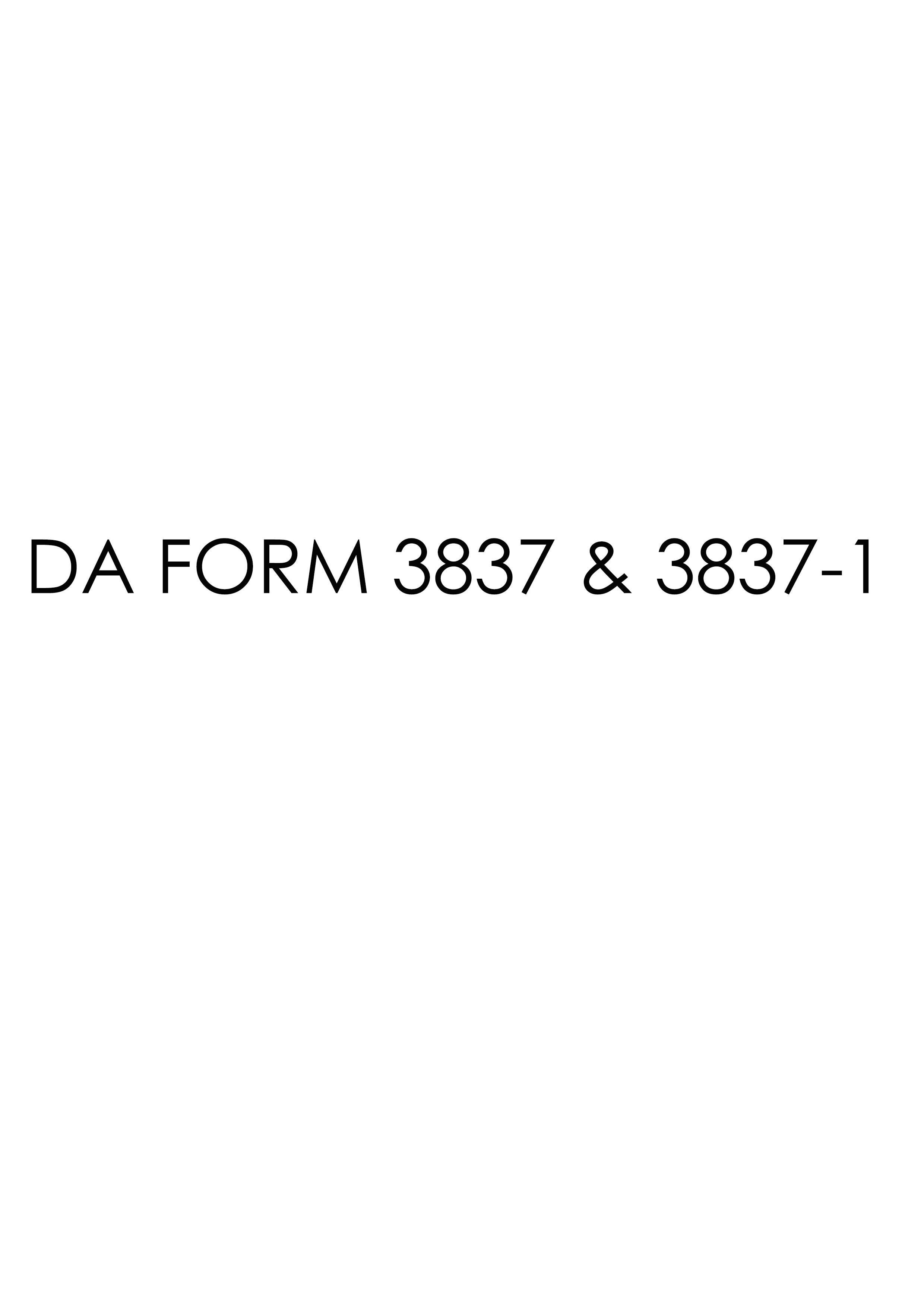 Download da form 3837 & 3837-1