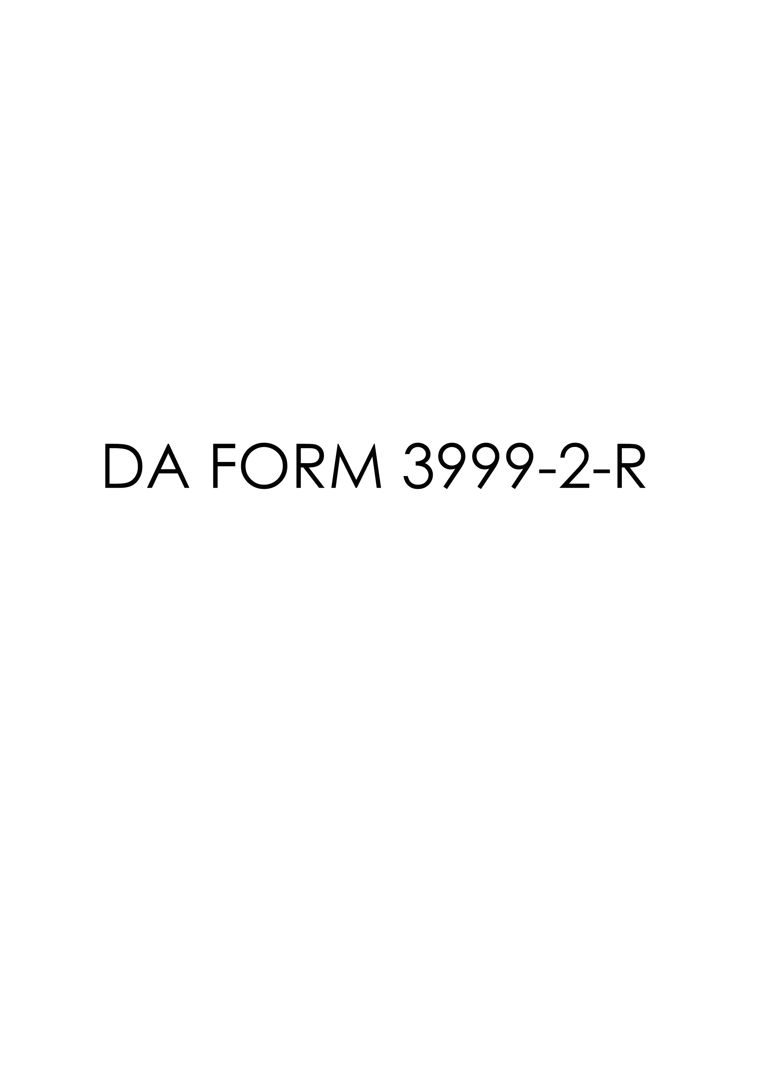 Download da form 3999-2-R