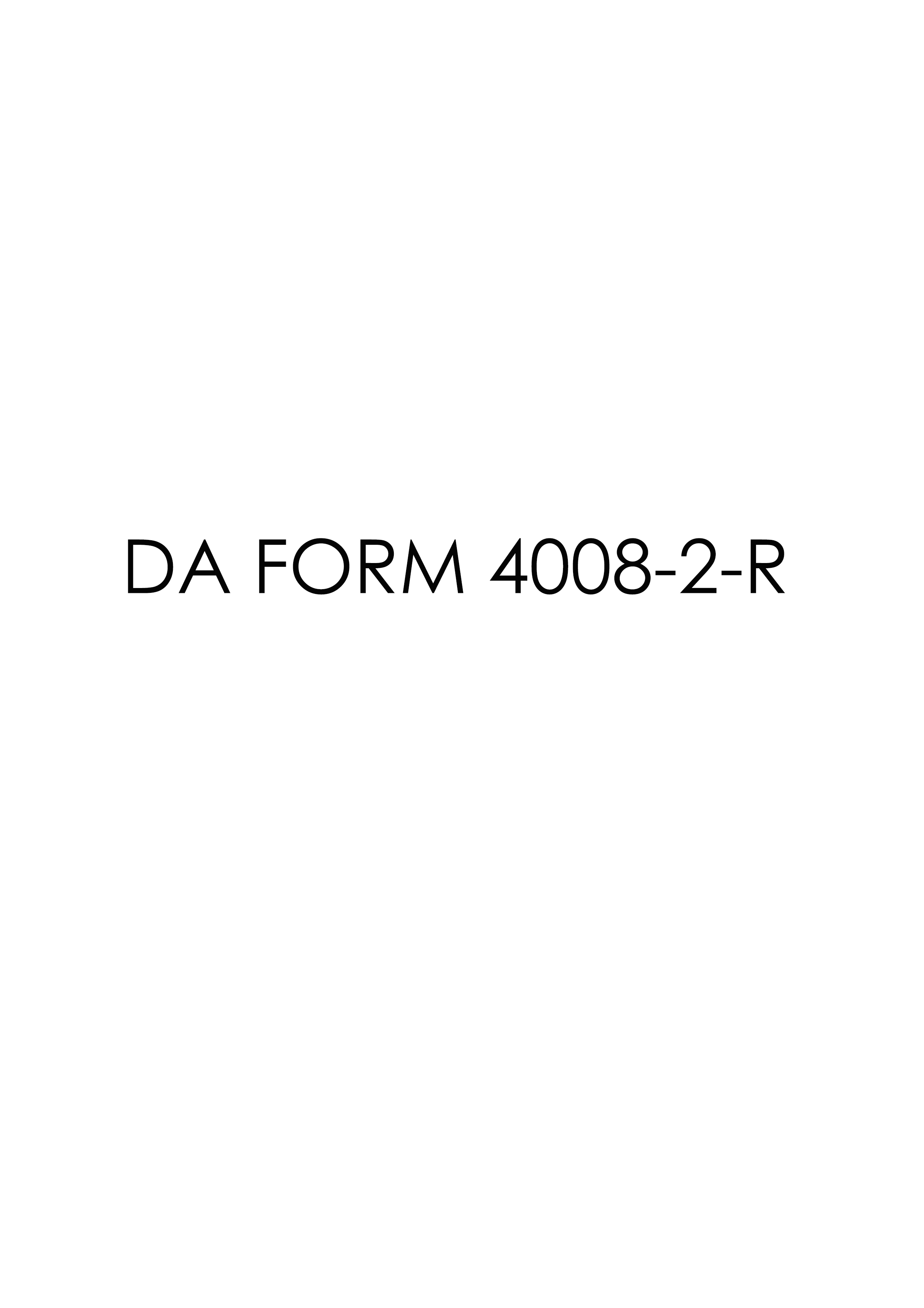 Download da form 4008-2-R