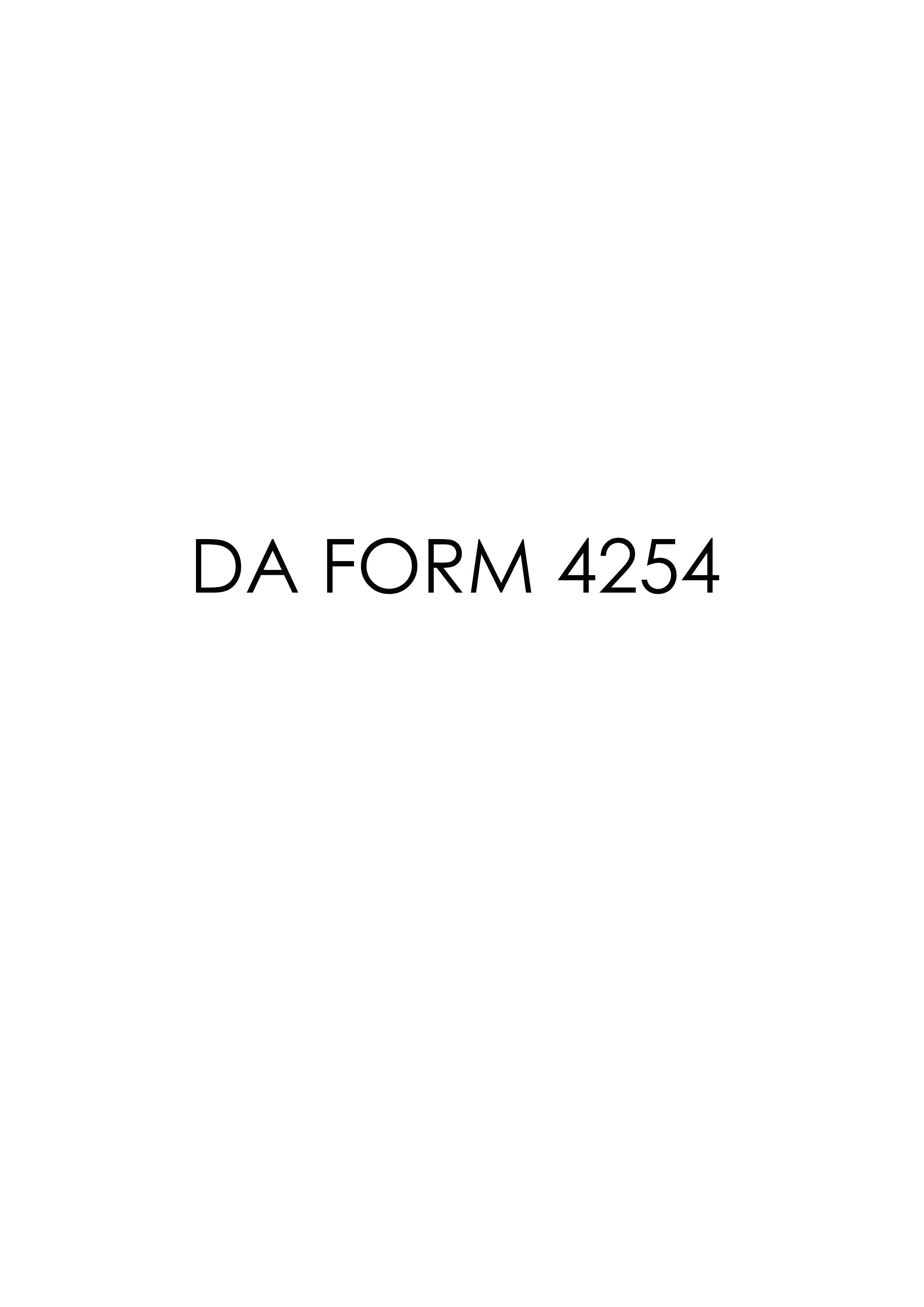 Download da form 4254