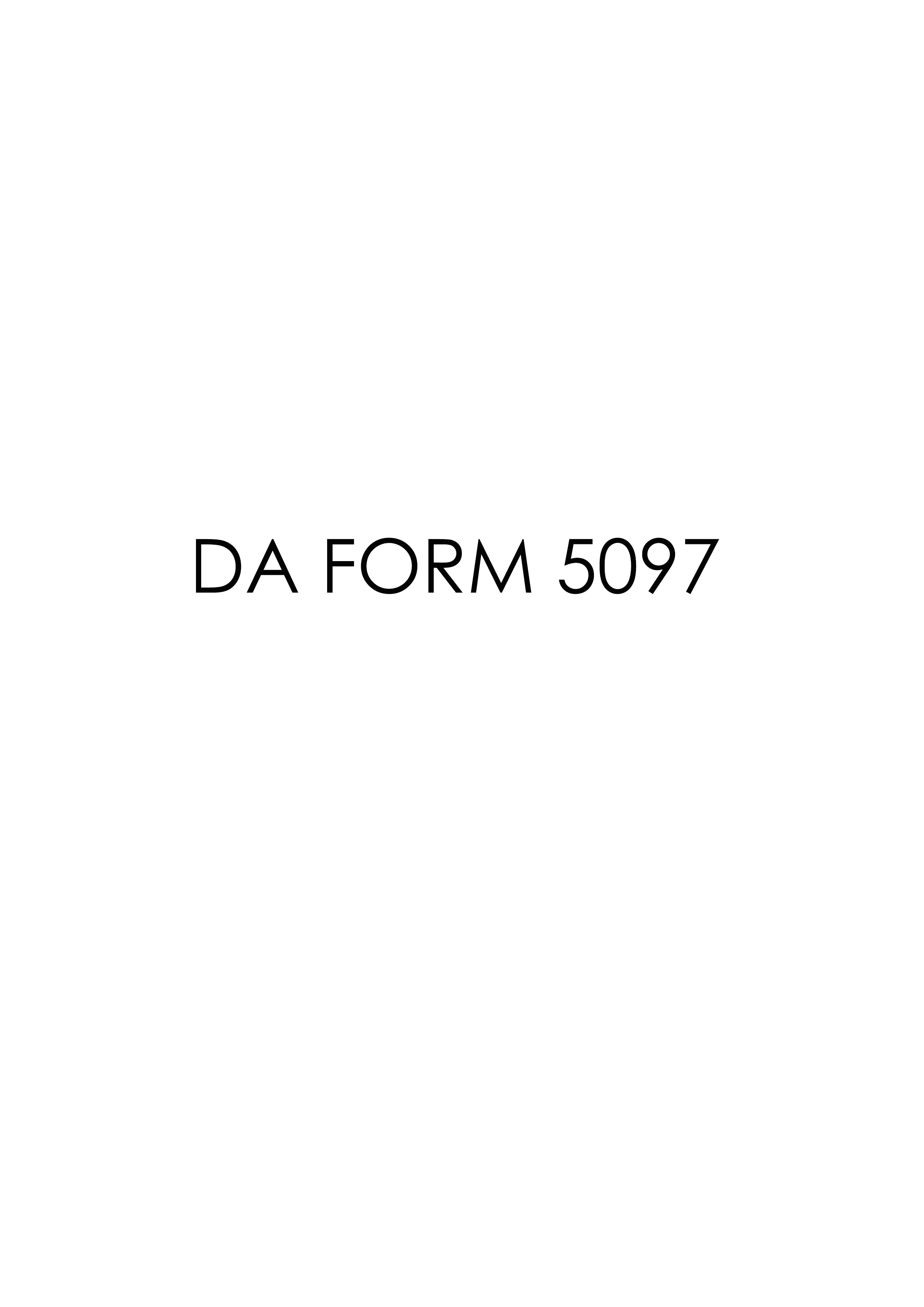 Download da form 5097