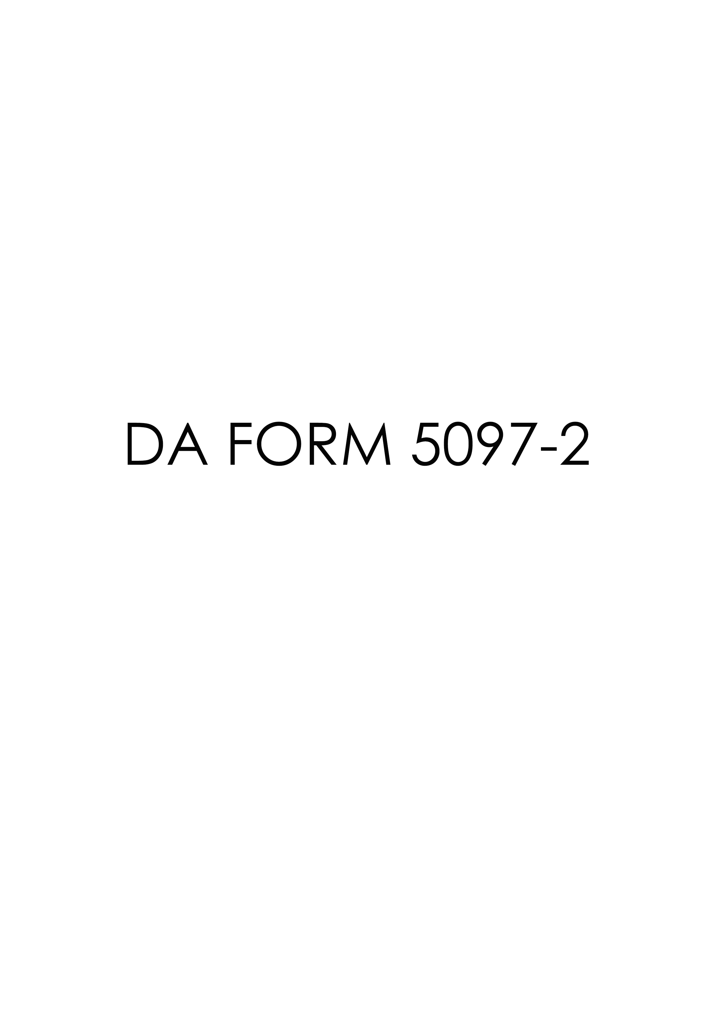 Download da form 5097-2