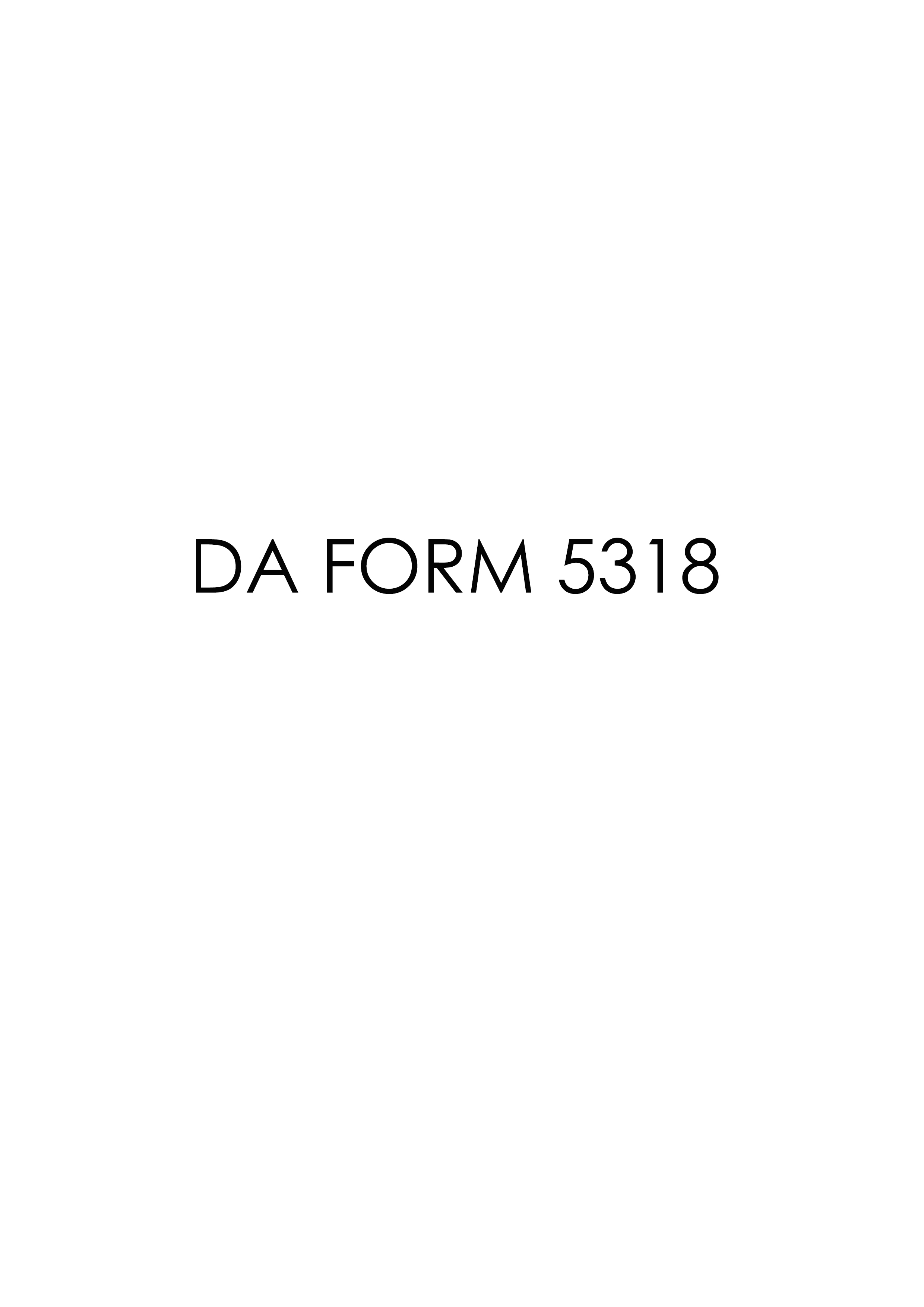 Download da form 5318