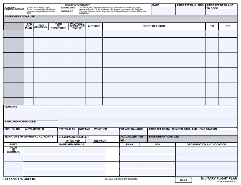 Download dd form 175