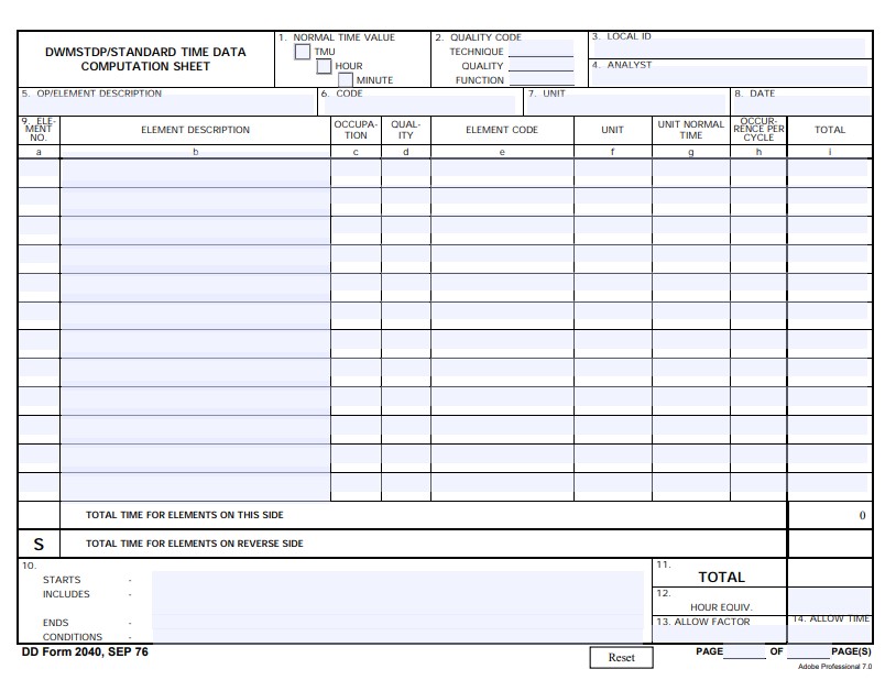 Download dd form 2040