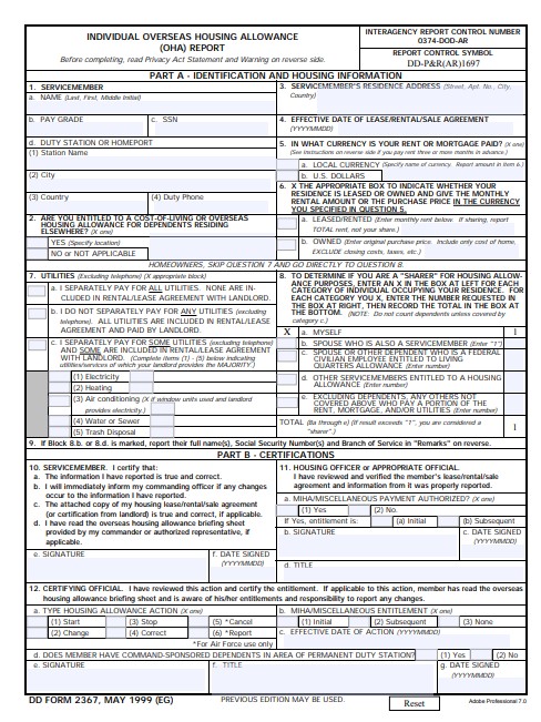 Download dd form 2367