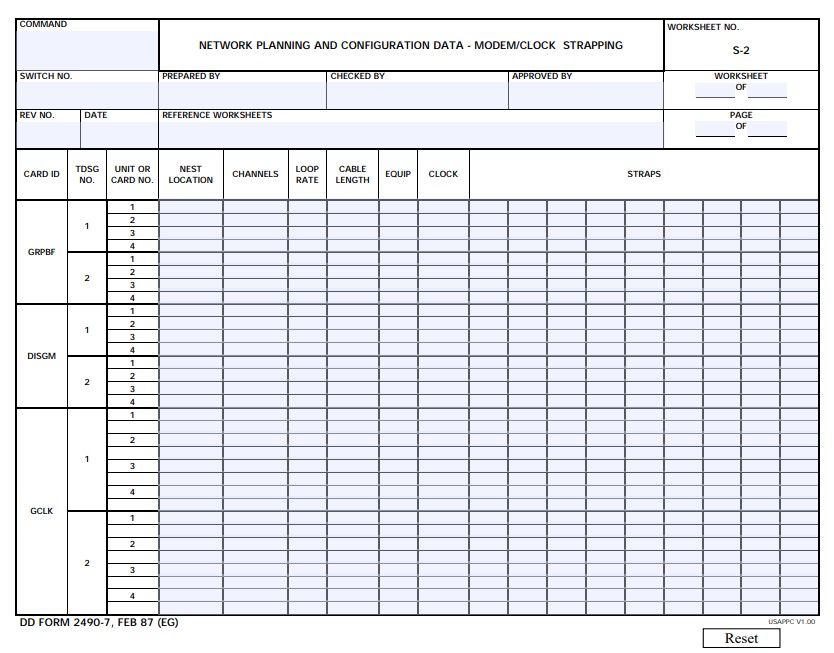 Download dd form 2490-7