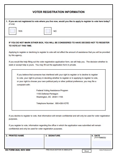 Download dd form 2645