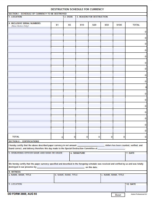 Download dd form 2669