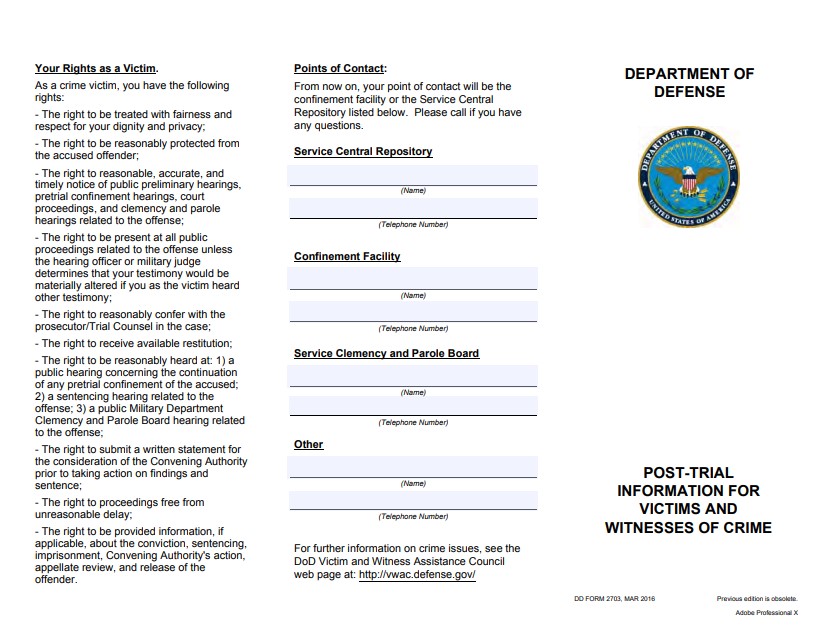 Download dd form 2703