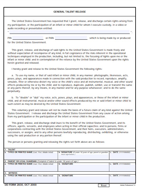 Download dd form 2830