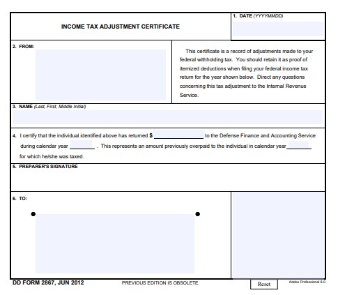 Download dd form 2867