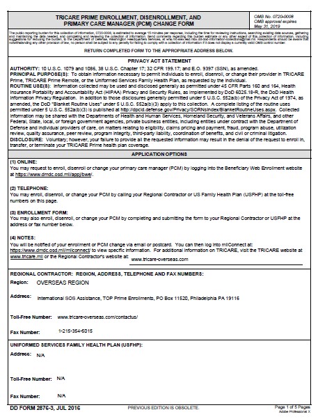 Download dd form 2876-3