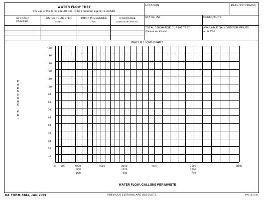 DA Form 5384 form preview