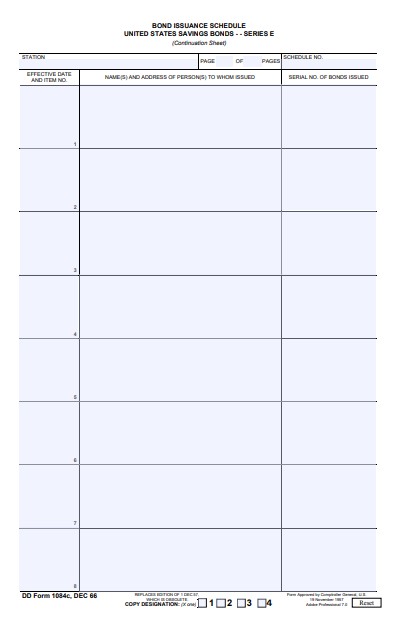 DD Form 1084C form preview