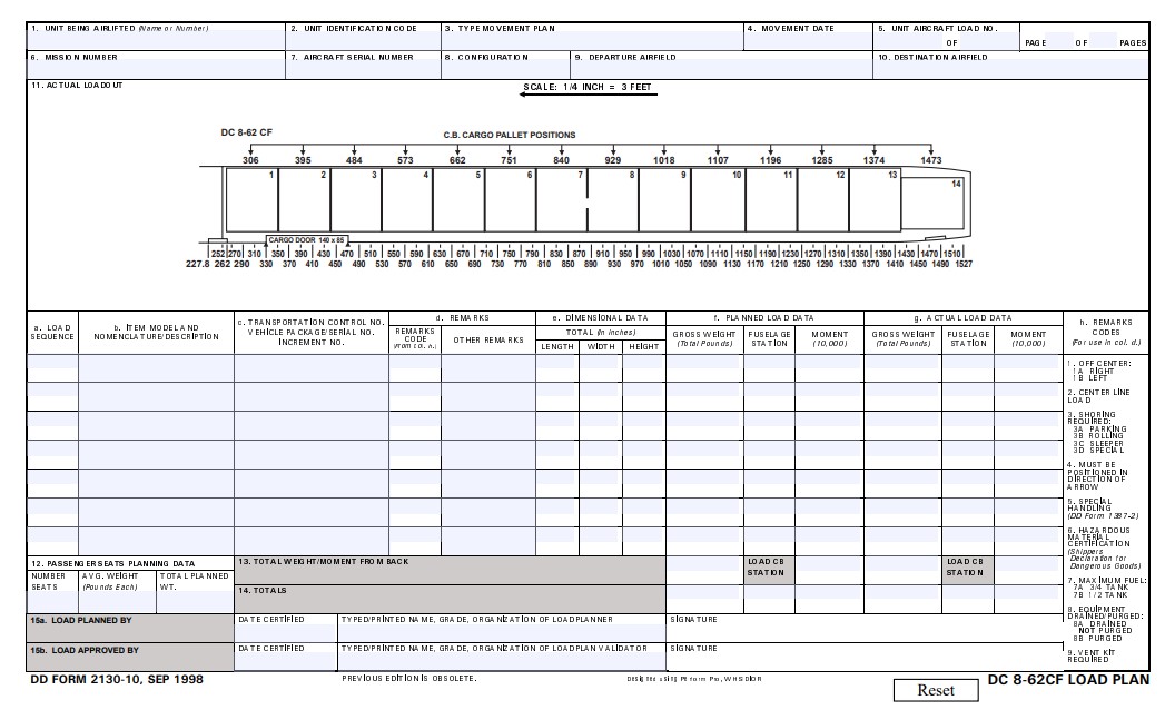 DD Form 2130-10 form preview