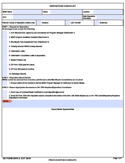 DD Form 3076-4 form preview